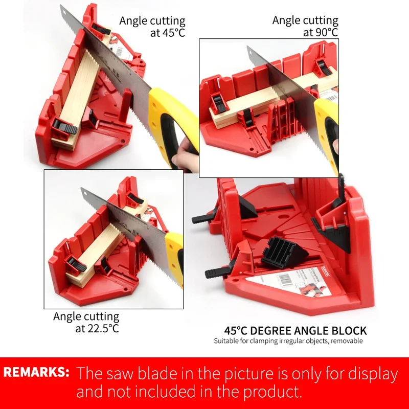 Multi function woodworking saw ark clamping mitre box 10/12/14 inch miter box with backsaw