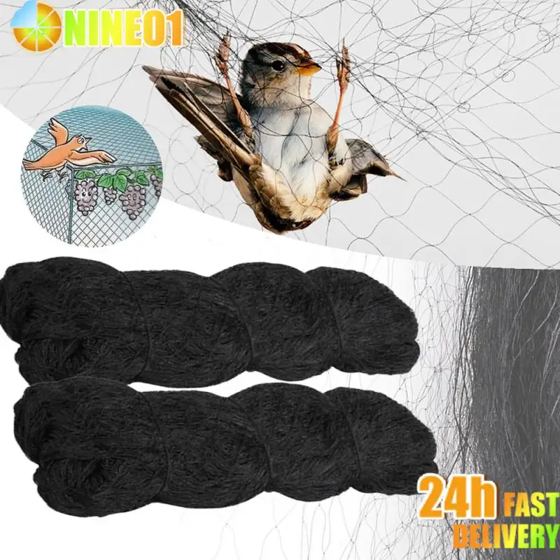 Bird Net 5x16/20/30M Extra Anti Bird Netting Garden Black Nylon Fruit Tree Vegetables Flower Garden Mesh Protect Pest Control