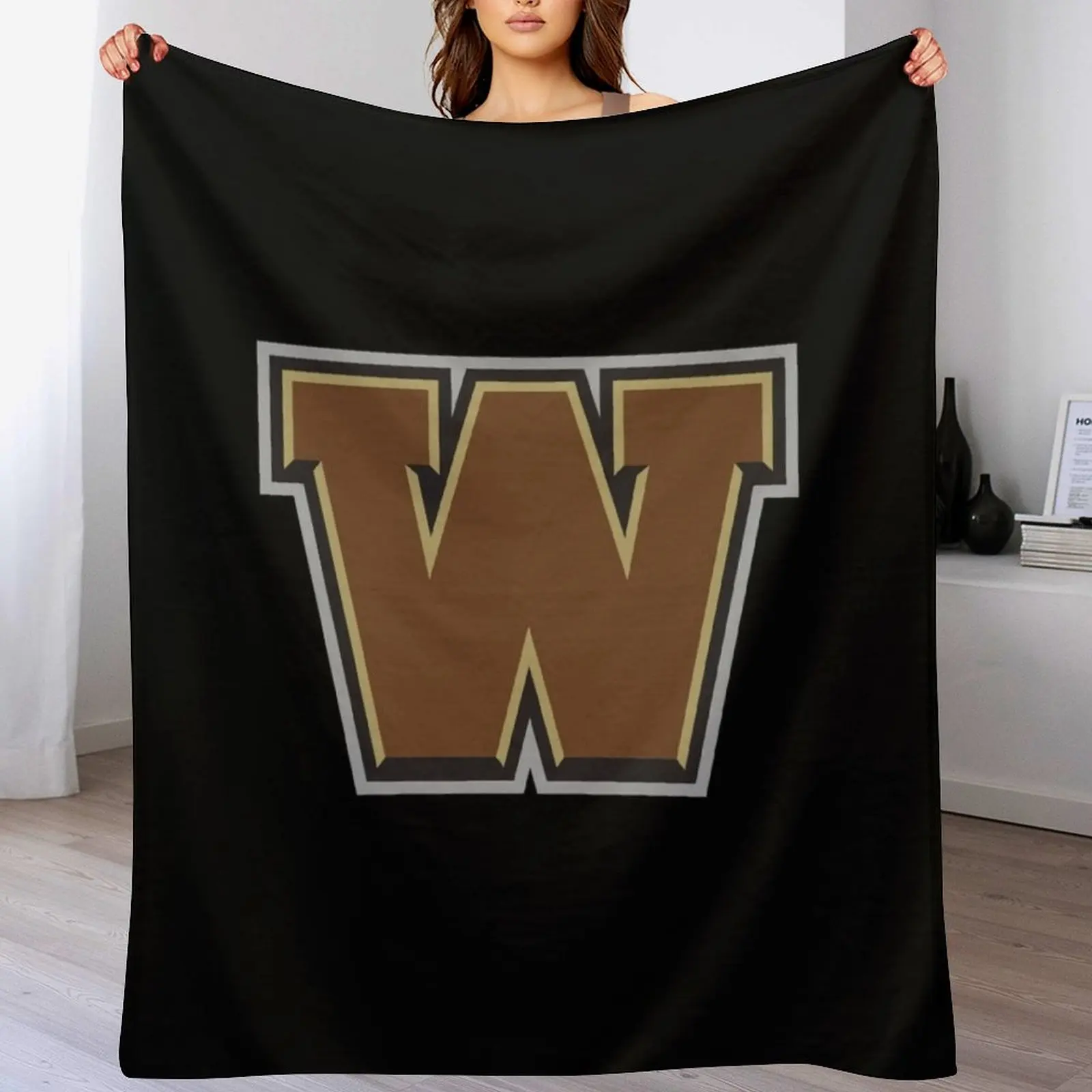 

The Western Michigan Iconic Throw Blanket Portable Lightweight Blanket for Travel Camping