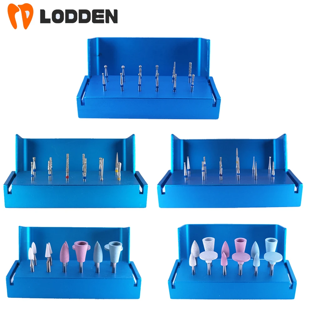 

12pcs Dental Diamond Burs Kit 4104A-4115A Type Teeth Polisher Diamond Strawberries Drill Denstistry Grinding Polishing Tools