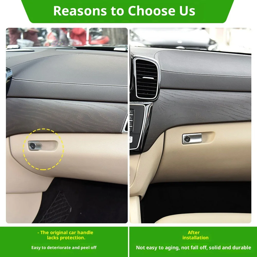 For Mercedes-Benz ML350 glove box handle GLE320 toolbox GL400 button hand GLS450 storage box switch 1pcs