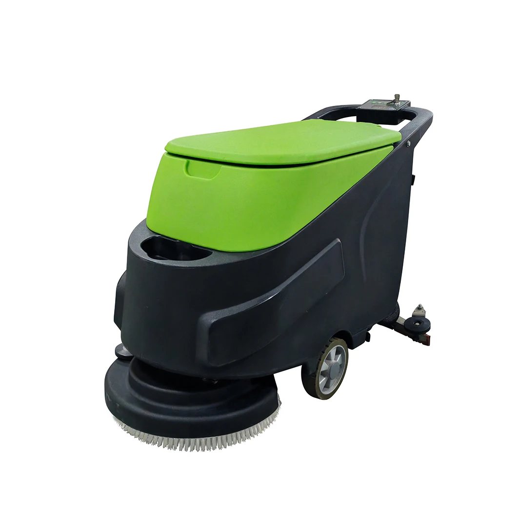 Commerciële loop achter schrob- en wasmachinereinigingsvloerschrobmachine met continue werktijd van 3-4 uur