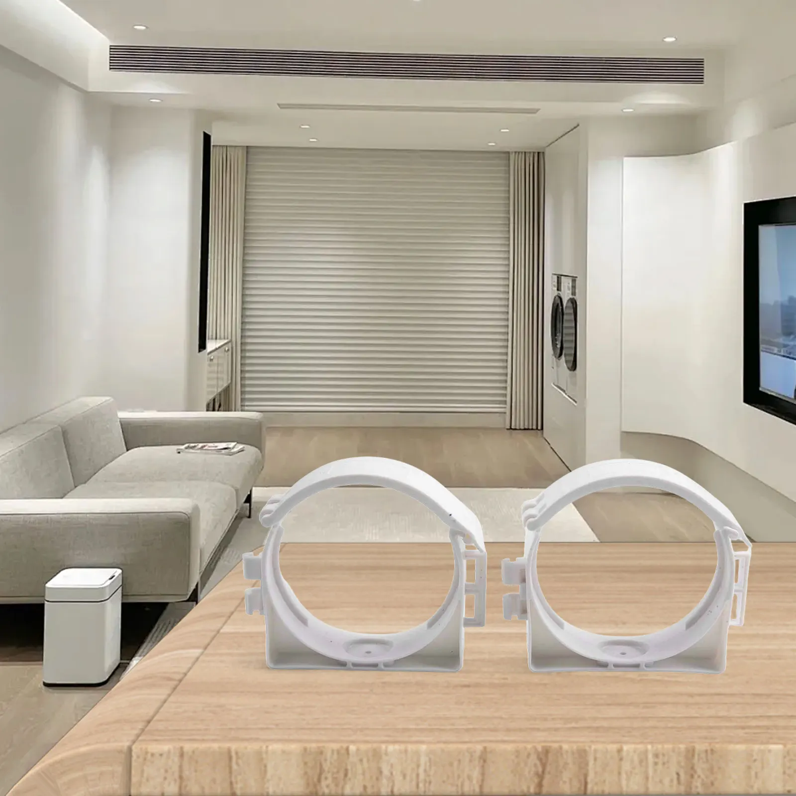 Installation Clip Duct Clip Pipe Support Ducting Pipe Bracket Clip Clip PE Material User-Friendly Installation Angle Adjustable