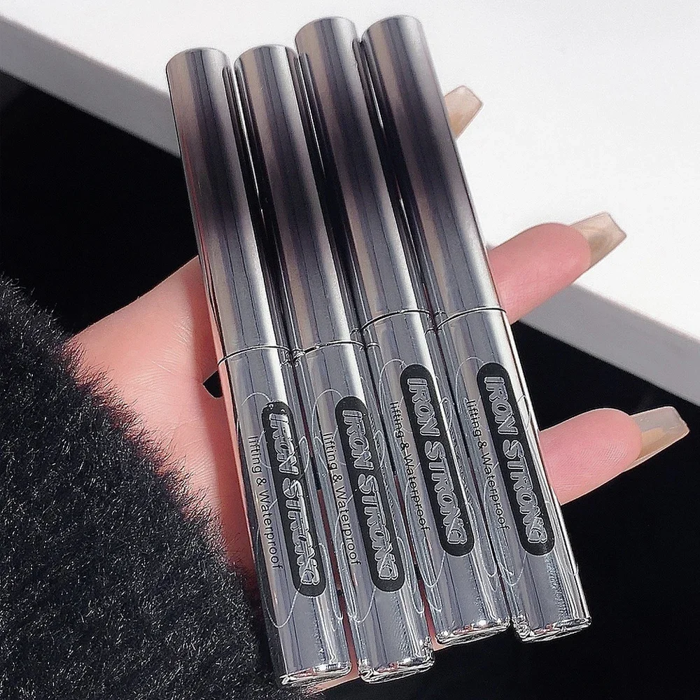 Ultra-Fine Black Brown Mascara Lengthens Eyelashes Extra Volume Waterproof Curling Natural Lashes Mascara Female Cosmetic Makeup