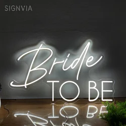 Neon LED Sign Bride To Be Custom Wedding Neon Lights Party Room Decor Bedroom Home Wall Art Decoration Neon Sign LED Night Light