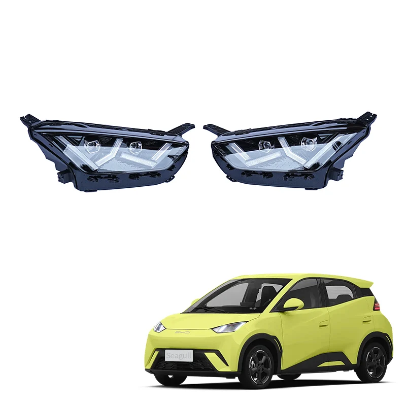 Suitable Headlight for BYD Seagull Assembly Non-Destructive Daytime Running Light Front Turn Flow LED Dual Lens Modification