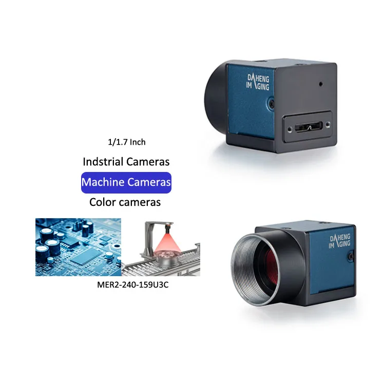 

Промышленная камера MER2-240-159U3C MER2-240-159U3M 1/1,7 дюйма 4 мкм USB3.0 Низкая цена Промышленные камеры Визуальный осмотр