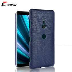 Snake Crocodile PU Leather Case For Sony Xperia XZ3 XZ2 XZ1 XZ Premium Compact XA2 Plus XA1 XA Ultra L4 L3 L2 L1 Hard Back Cover