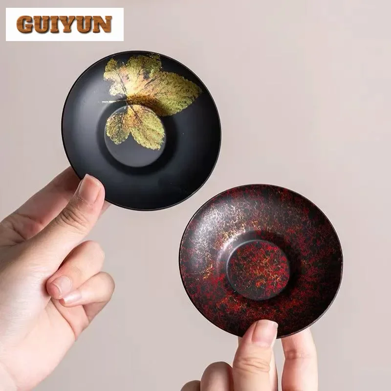 

2 шт./лот, большие лакированные старые железные подставки, нескользящие подставки для кофейных чашек, блюдца, теплоизоляционная подставка для столовых приборов, подстаканник, посуда