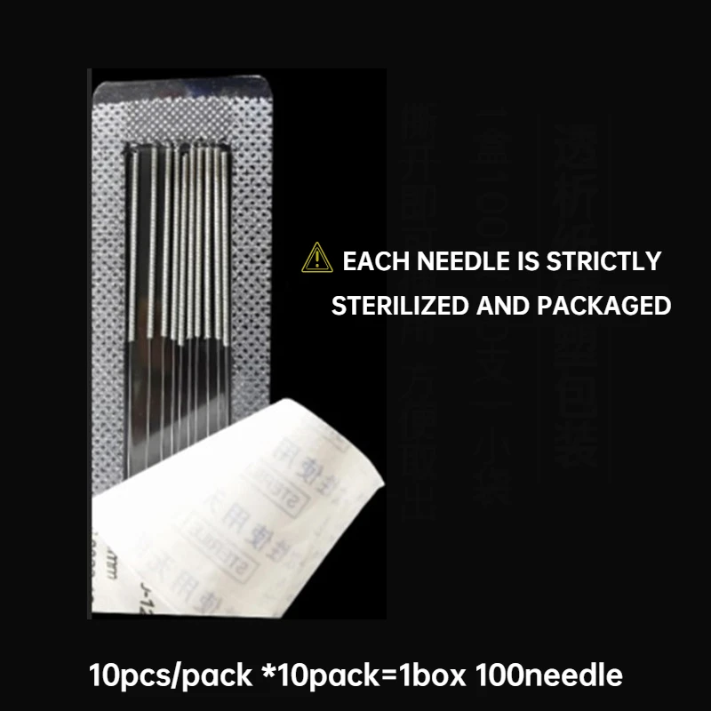 1000 PCS Flat Handle Needle Hwato Disposable Sterile Chinese Acupuncture Needles Therapy Face Multi Size Wholesale