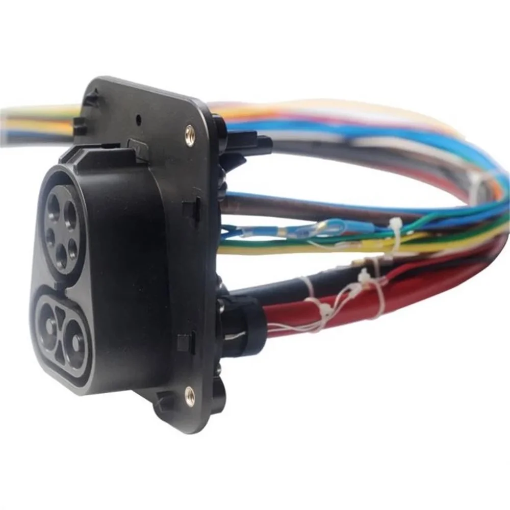 COMBO 1 CCS 1 Conector de cargador EV CCS 1 enchufe 150A con cable de 1 metro EVSE COMBO CCS 1 enchufe para accesorios de coche eléctrico