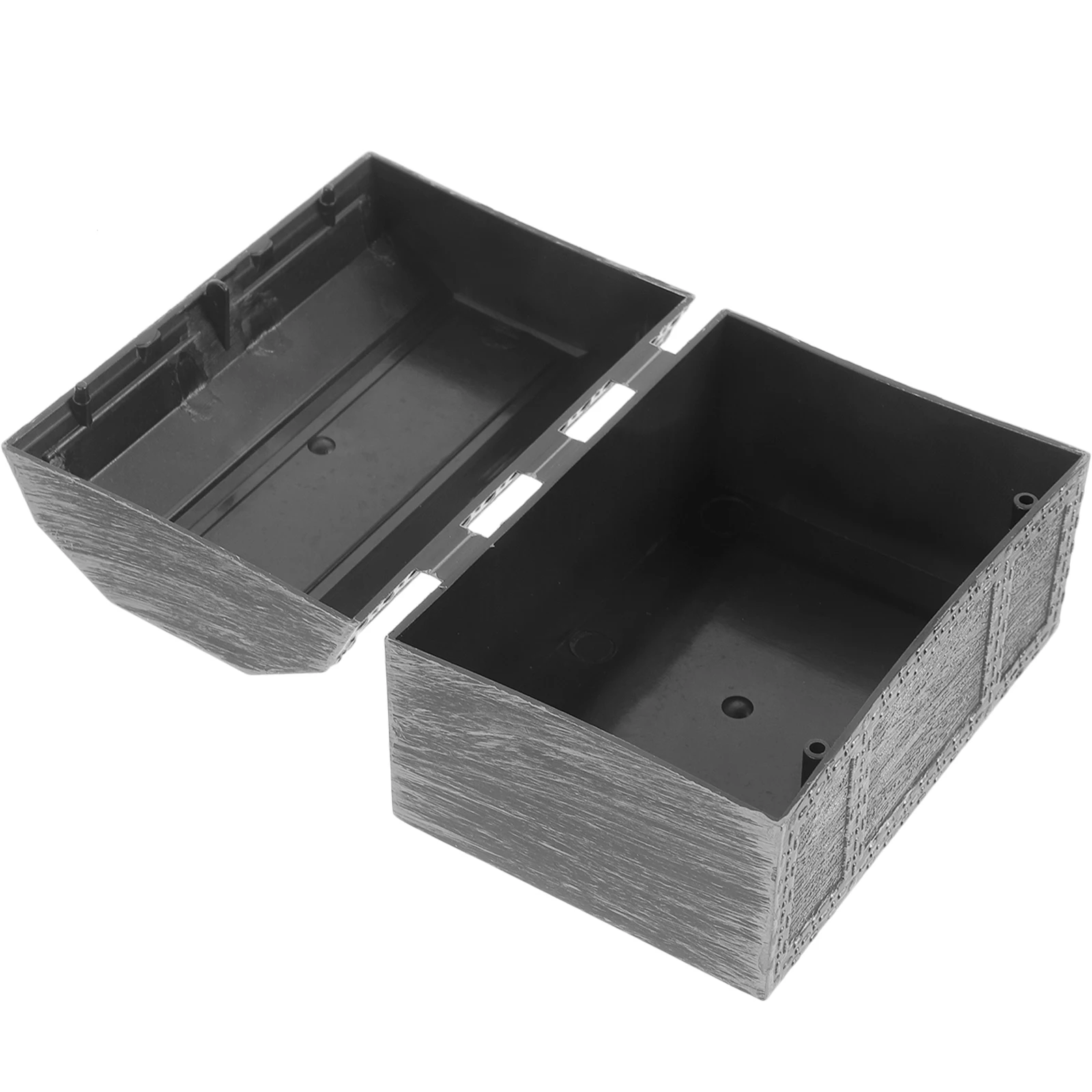 

s Retro Treasure Chest Toy Small Pirate Decorations Kids Party Favor Silver Gift Box Mini Jewelry Case Halloween Christmas