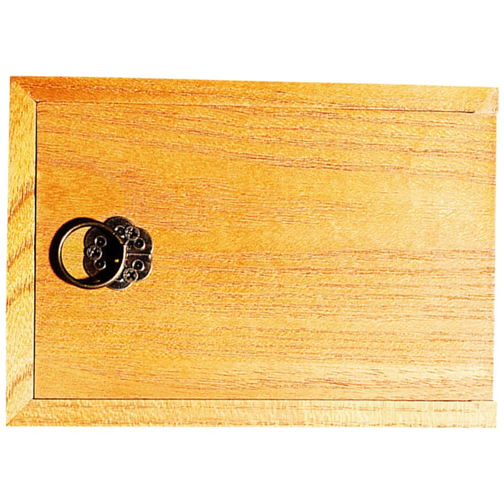 

Natural Wood Gift Wooden Keepsake Storage With Lid Small Vintage Desktop Organizer For Jewelry Watches Crafts Photo Sundries