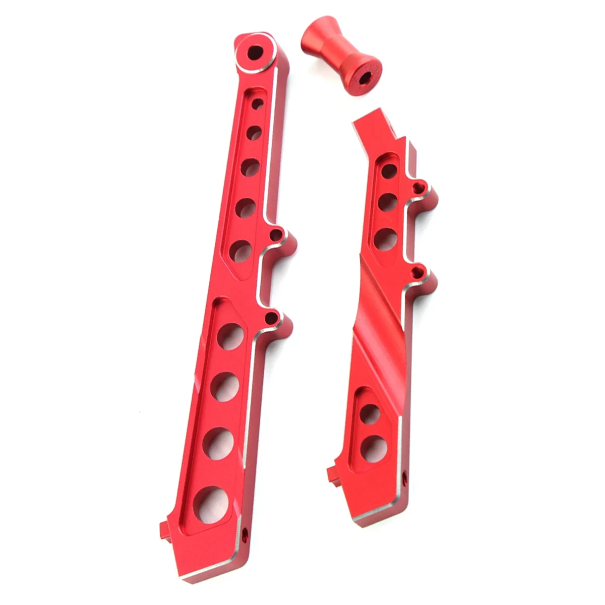 Y34A Aluminum Front and Rear Chassis Brace for ARRMA 1/7 Limitless Infraction 6S RC Car Upgrades Parts Accessories,Red