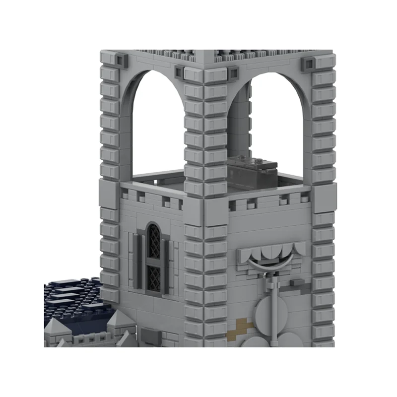 Medieval Castle Model Moc Building Bricks Modular Moonlight Castle Model Technology Blocks Christmas DIY Toy Construction Gifts