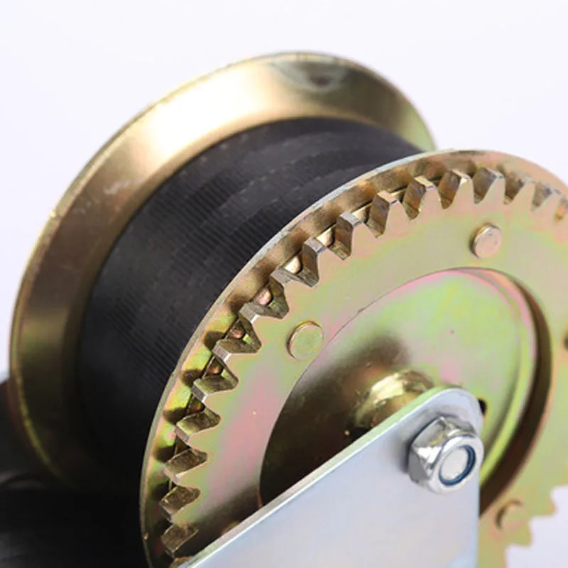 Factory Price 2000lbs-3000LBSx8m Boat Truck Auto Self-Locking Hand Manual Galvanized Steel Winch Hand Tool Lifting Sling.