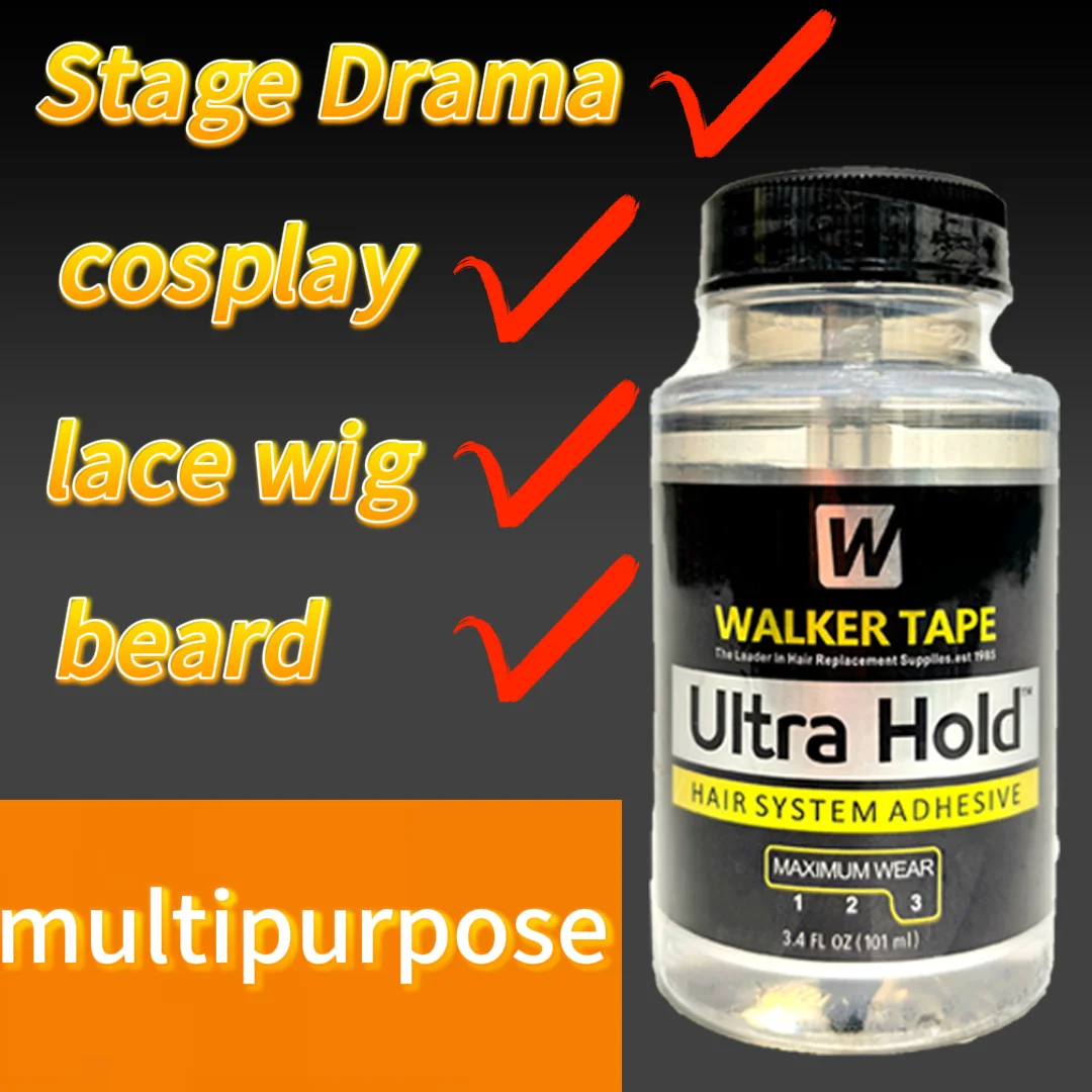 

3,4 жидкие унции 101, кружевной парик, лента Walker, суперукладка, система волос, клейкая невидимая бесшовная повязка на голову