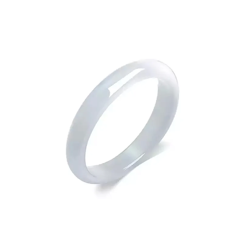 

White Moonlight Bangle, Glass Cat's Eye, Handcrafted, Vintage Chic, Blessing Meaning