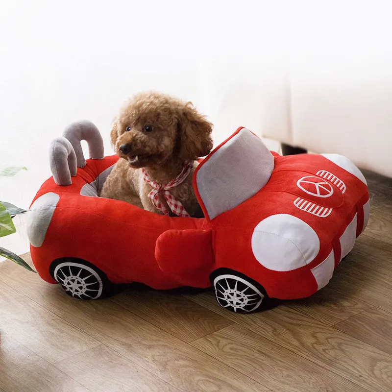 

Warm Cushion For Teddy Pet Dog Bed Car Shape Cat Nest Soft Puppy House Chihuahua Kennels Convertible Mercedes Kitten Padded Sofa