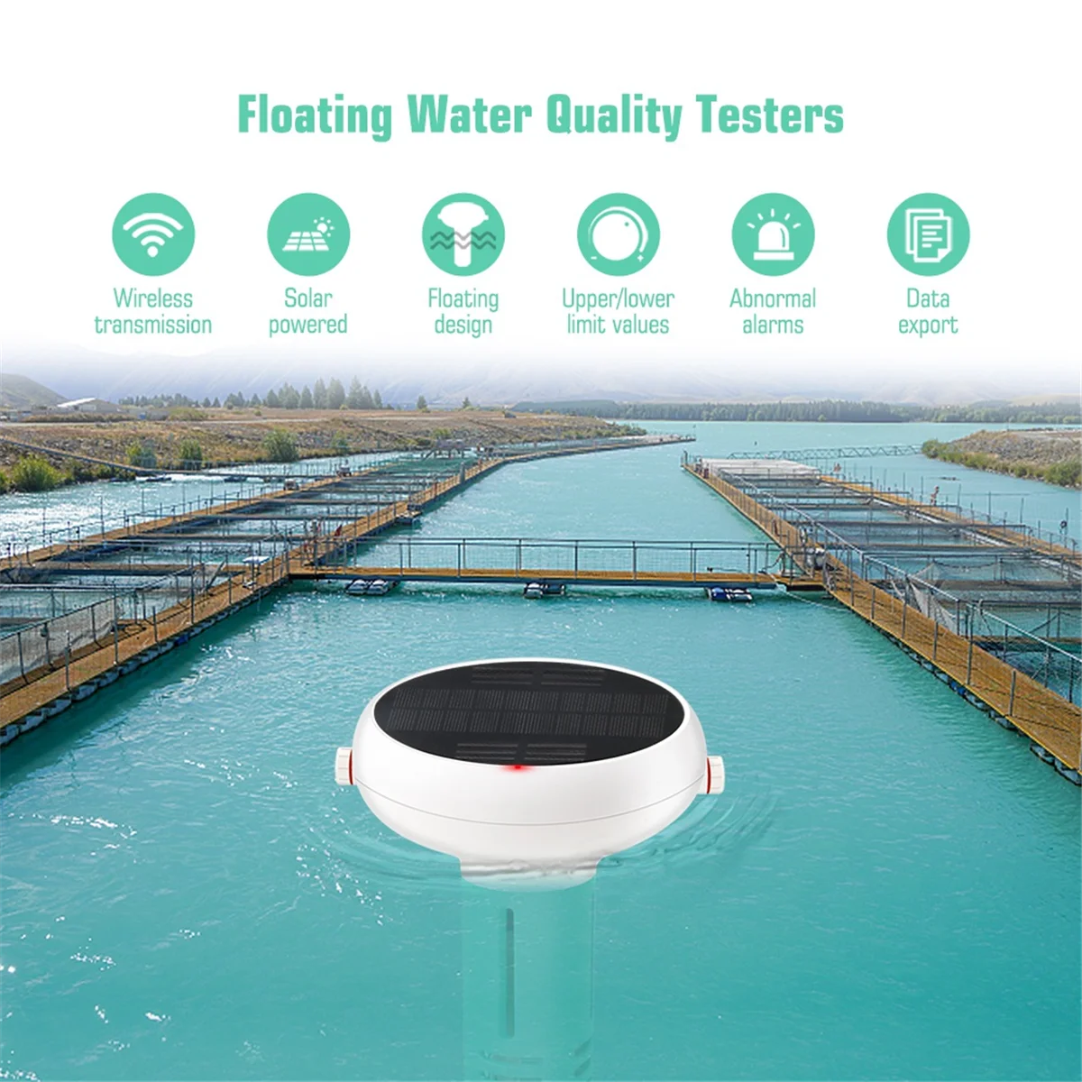 SUPER HOT 7 in 1 Water Quality Tester PH ORP TDS Salinity Temp