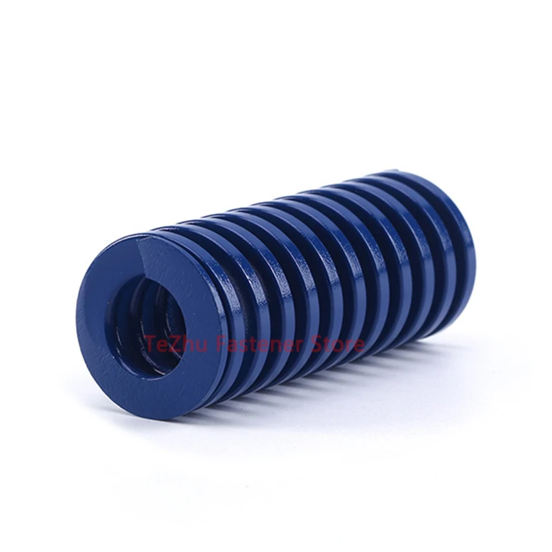 1pc Blue Light Load Die Mold Spring Compression Spring Steel Outer Diameter 8 10 12 14 16 18 20 22 25 27 30mm Length 15-300mm