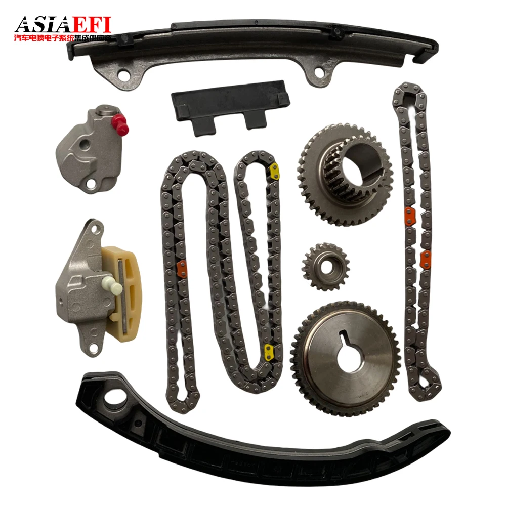 T31 QR25 QR25DE KB-32 13028-6N20A 13041-EA000 محرك توقيت سلسلة طقم تصليح لنيسان Teana X-Trail Primera Serena Q45 FX35