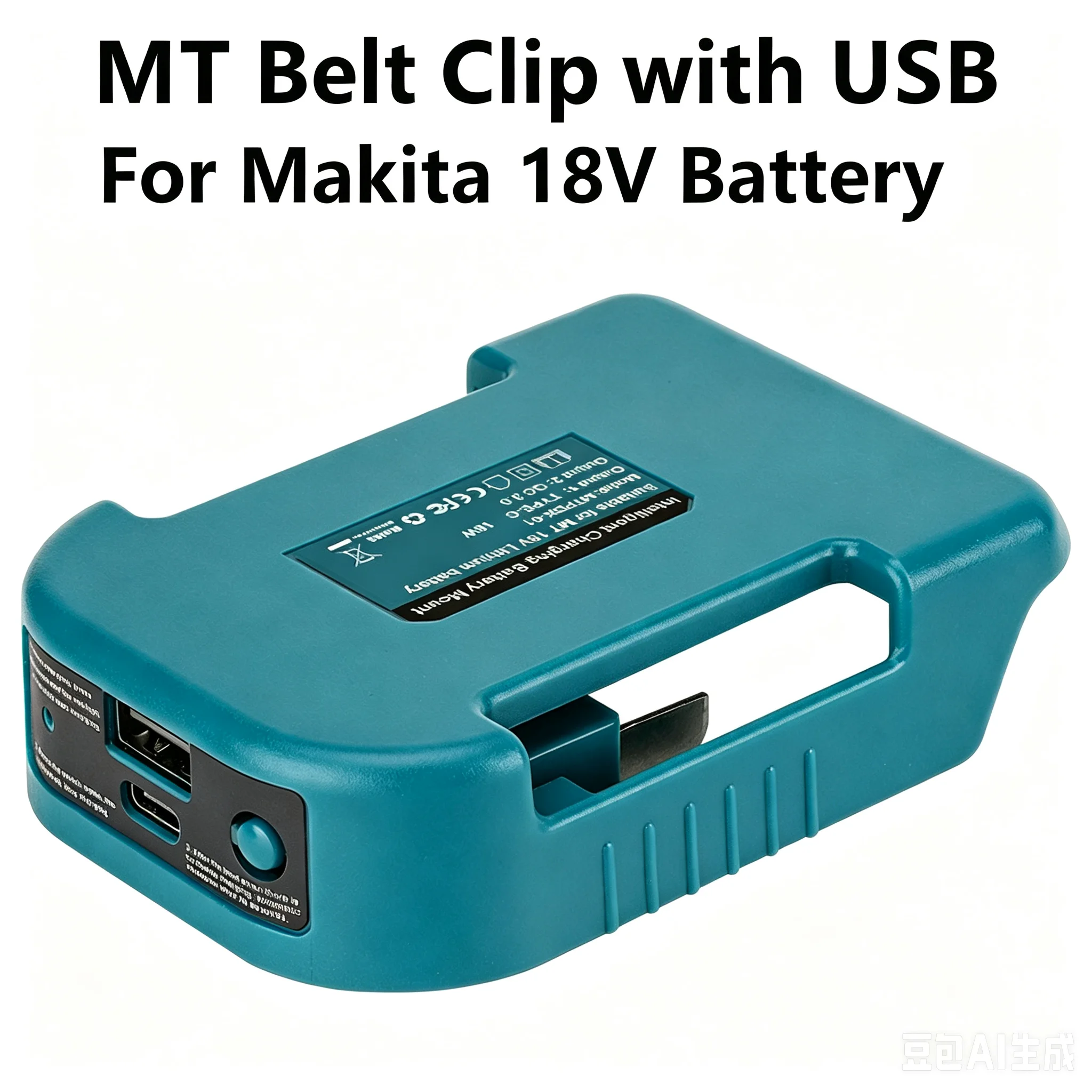 For Makita / Milwaukee/Dewalt 18V With USB With Type-C Battery Holder BL1840 BL1850 BL1860 Charger Adapter Fast Charging Case