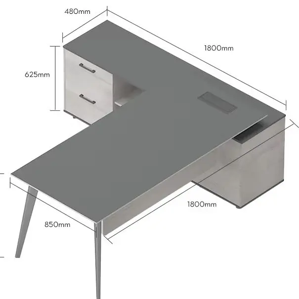 China Supplier Modern Luxury Office Furniture, Executive Boss Table Desk for Business Manager Daily Office Use