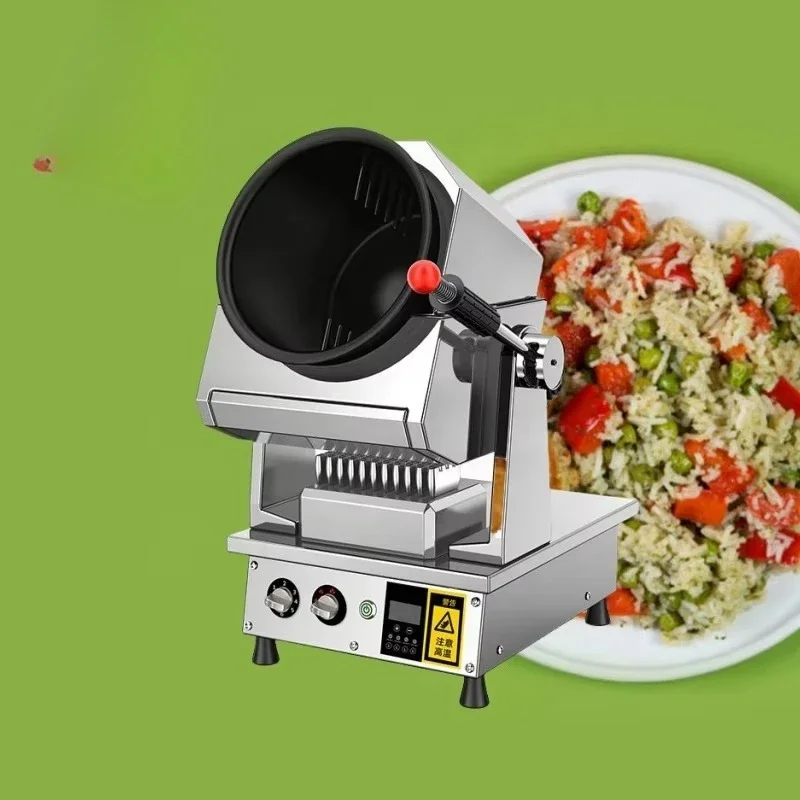 

Fried rice machine Roller Fried rice machine Restaurant cooking robot 3 burner wok