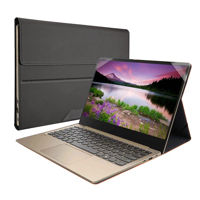 Stand Case For Dell Latitude 14 7400 9410 14 Inch PU Leather Protective Laptop Cover For ASUS ZenBook Q407IQ Q407IQ-BR5N4 Series