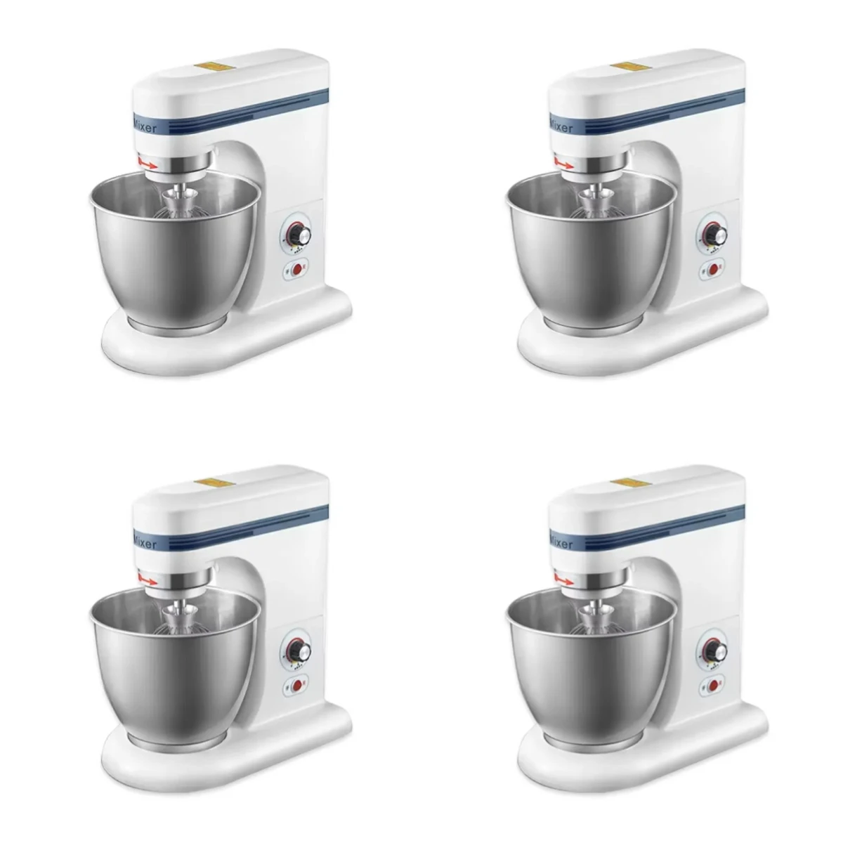 Commercial Multi-functional Chef Machine Stainless Steel Bowl Electric Dough Mixer with Adjustable Speed Control for Bakery