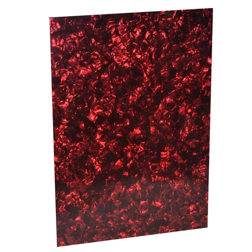 Imagen 2 del producto Hoja de celuloide de tamaño A4, 210mm x 297mm, 0,71mm, púas de guitarra DIY, incrustaciones de golpeador, Deco, varios colores