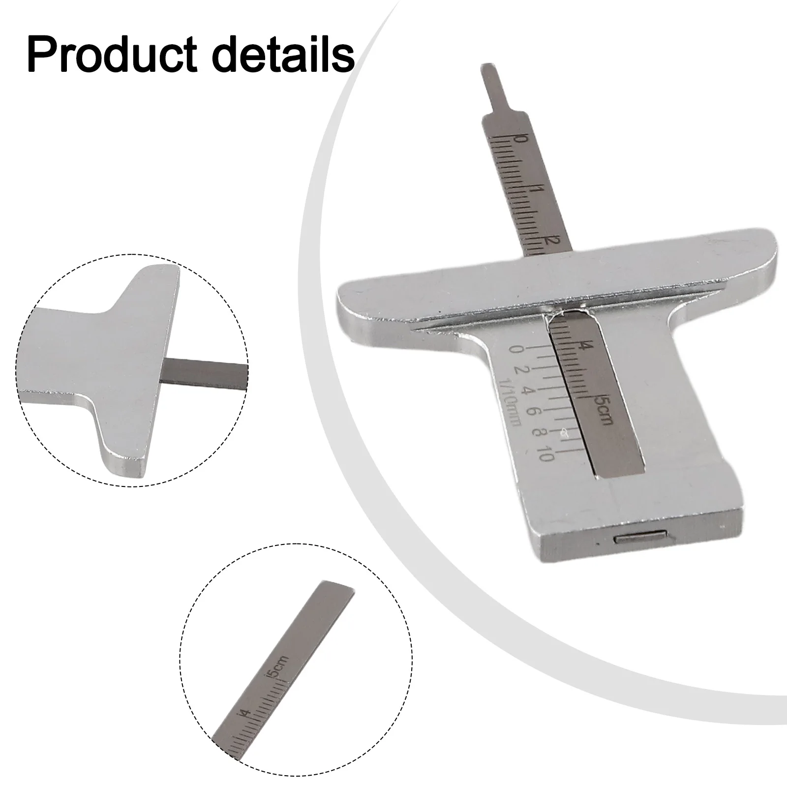 

Measurement Tread Depth Gauge Tread Depth Gauge Damage And Wear Depth Measurement Pattern Measurement Caliper Measuring Tool