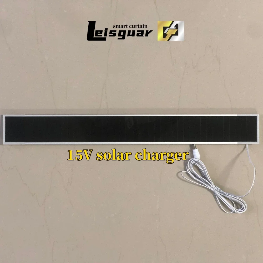 Leisguar-Rideau intelligent Tuya Zigbee, moteur télécommandé, batterie au lithium 4800 mA, charge solaire