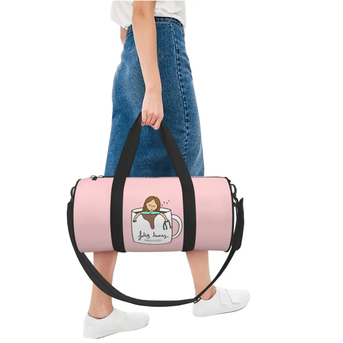 Bolsa de gimnasio para Enfermera, bolso deportivo de entrenamiento Kawaii, personalizado con zapatos, gráfico, impermeable