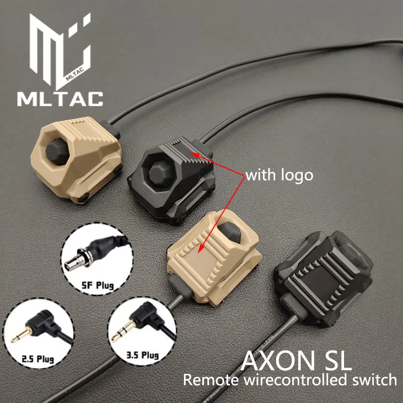 Airsoft AXON 2.5/3.5/SF Plug pressostato a distanza costante per M300 M600 Scout Light interruttore di controllo singolo Fit 20MM Rail