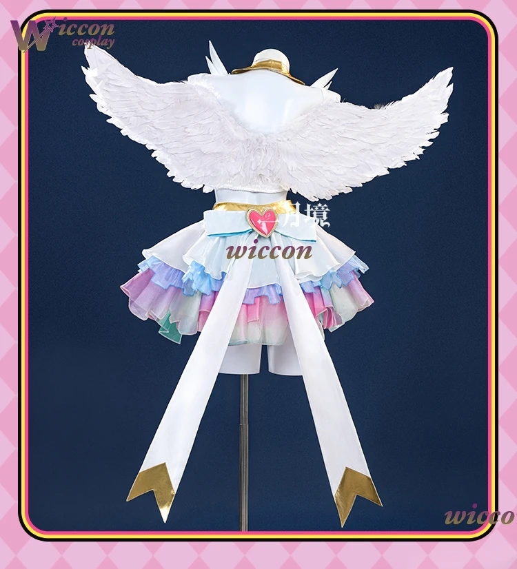 Moe Anime Stockiel Anarchy Stocking Cosplay Costume Angel Skirt Wings Panty Stocking With Garterbelt S2 Halloween Women Girls