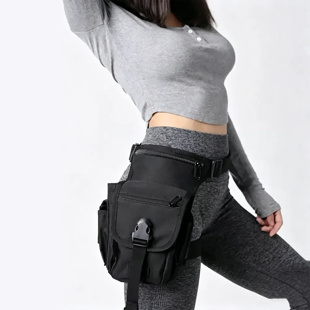 Portable Tactical Waist & Leg Pack Multi‑Layer Storage Bag for Outdoor Cycling Fishing Hiking Emergency Security Gea