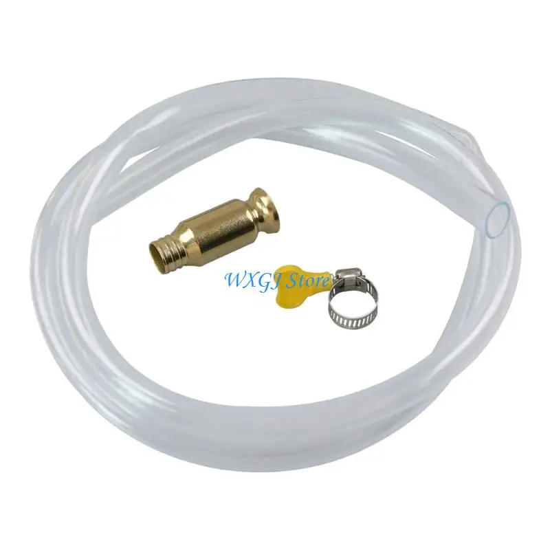 37JE Upgrades Priming Siphon Pump Hose with Metal Tip for Fuel Water Transfer