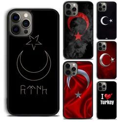 Turkey Turkish Flag Phone Case For For iPhone 16 15 11 12 13 14 Pro Max XS XR Plus coque