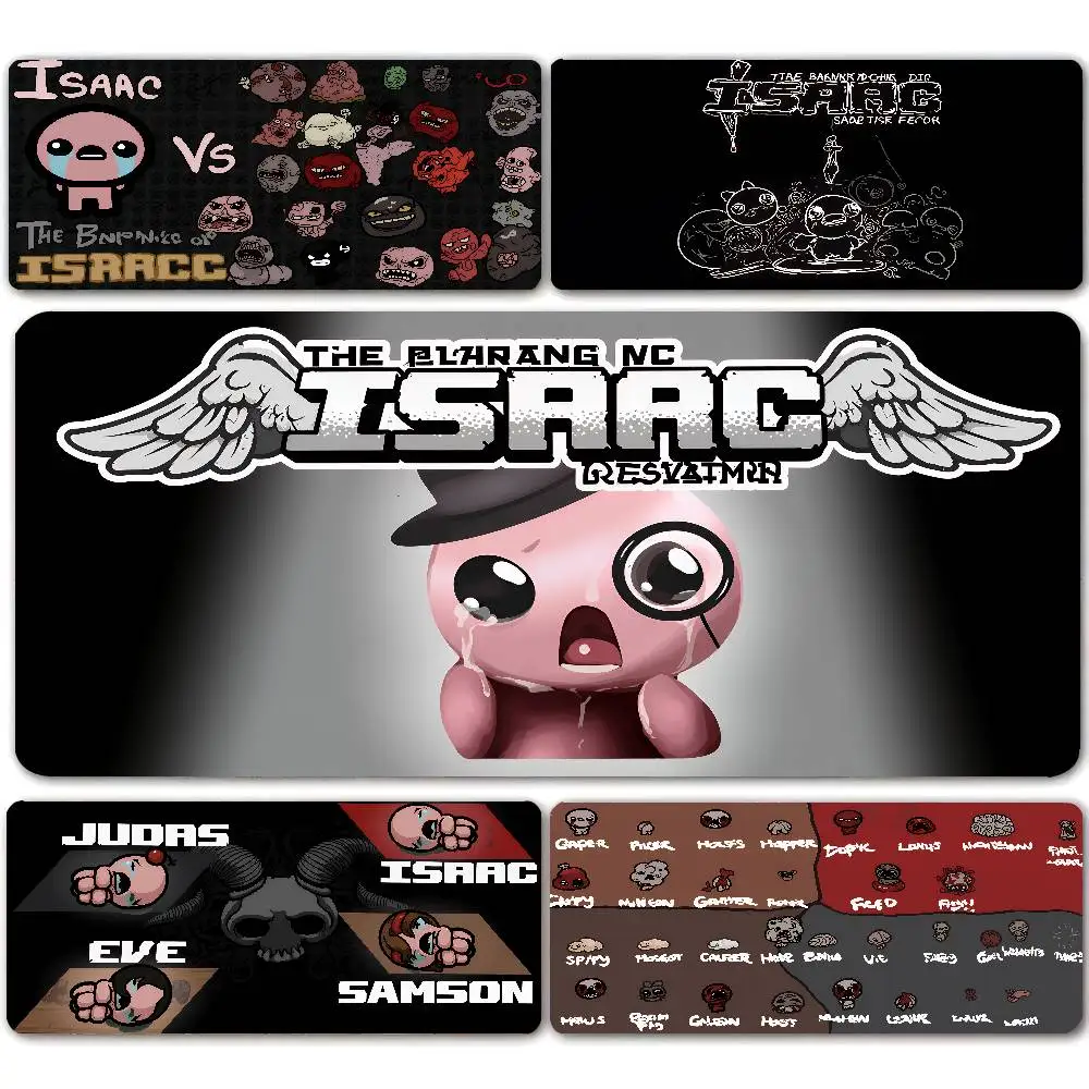 The Binding Of Isaac Mousepad Gamer Gaming Keyboard Pad Computer Accessories Deskmat Mouse Mats Rubber Mat Pc Cabinet Mausepad