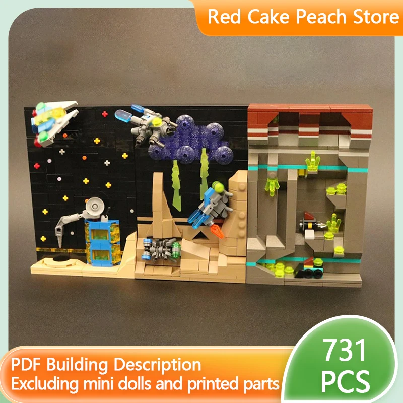 

Star Movies Model MOC Building Bricks Space Movie Combination Ornaments Modular Technology Gifts Holiday Assemble Children Toys