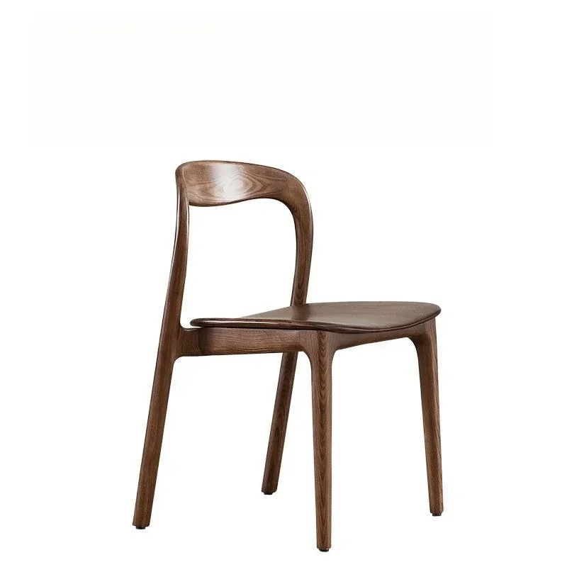 

Chinese chair creative Nordic solid wood backrest simple