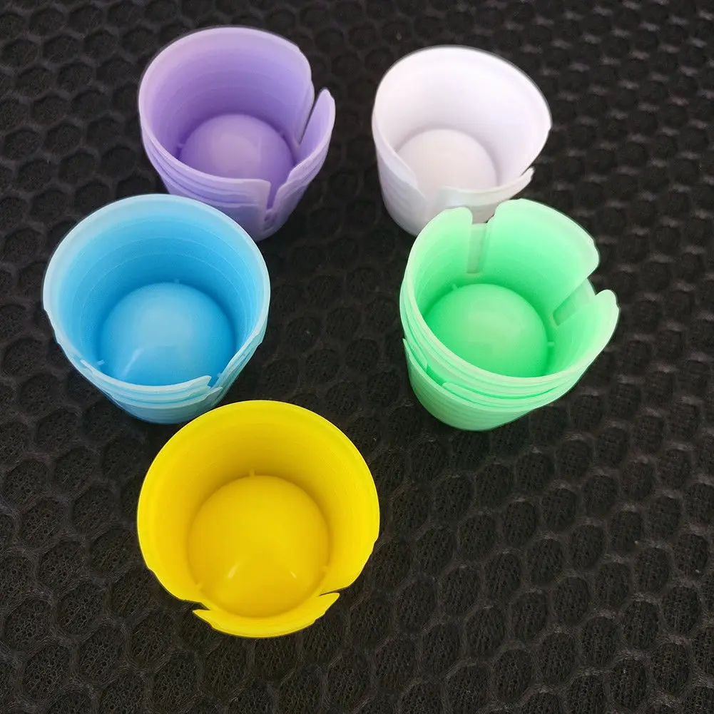 100pcs Dental Disposable Mixing Cup Bowl Plastic Bowl Cosmetic Tatoo Dappen Dish Multi-purpose Holder Tool