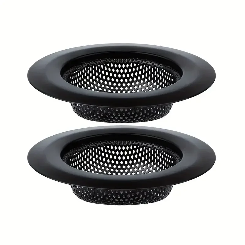 

2Pcs Kitchen Sink Filter Stainless Steel Mesh Sink Strainer Filter Bathroom Sink Strainer Drain Hole Filter Trap Waste Screen
