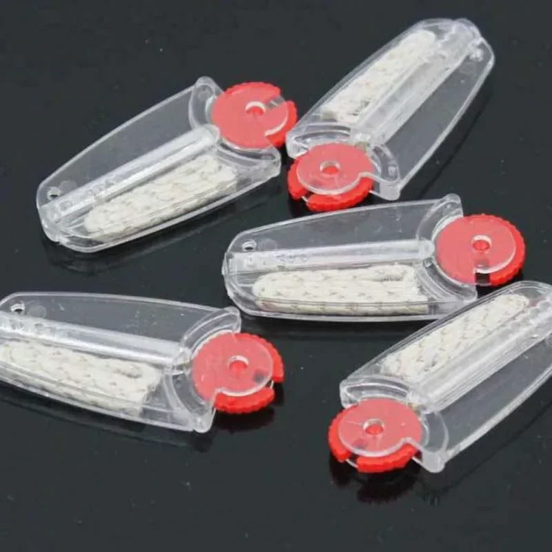 하이 퀄리티 등유 오일 가스 라이터 플린트 스톤 코튼 심지 교체 흡연 액세서리, 로트 5 팩, 35 개