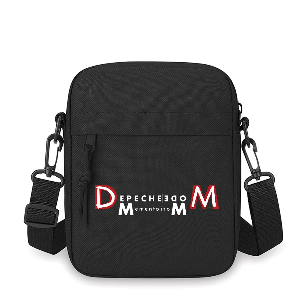 

Depeche Mode Memento Mori band logo Men Crossbody Bag Single Shoulder Women Cartoon Anime Film Printing Design Unisex