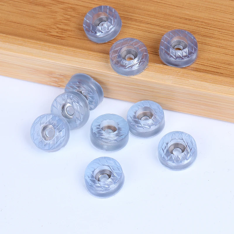 10ชิ้นเก้าอี้นุ่มใสสำหรับวางเท้าพื้นขาไม่ลื่นแผ่นรองโซฟาสำหรับเฟอร์นิเจอร์โต๊ะเก้าอี้ขา