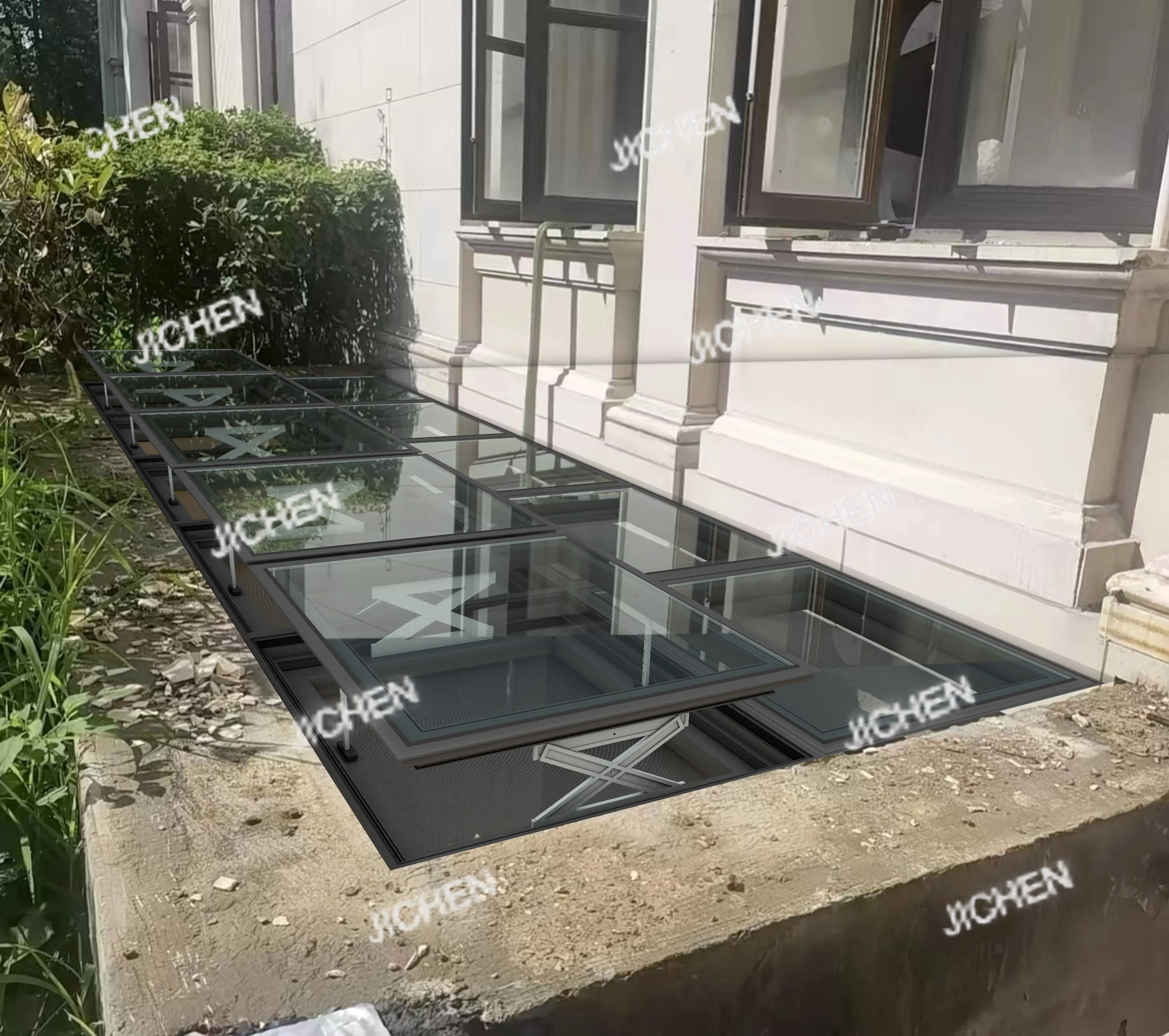 

Интеллектуальный электрический скрытый дренажный параллельно-сдвижной мансардный люк на заказ