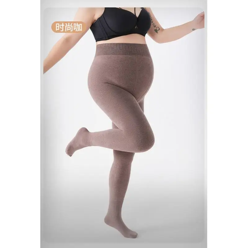 

Женские леггинсы больших размеров 50-90 кг, серые хлопковые брюки с флисовой подкладкой, весна-осень-зима, новый дизайн, колготки